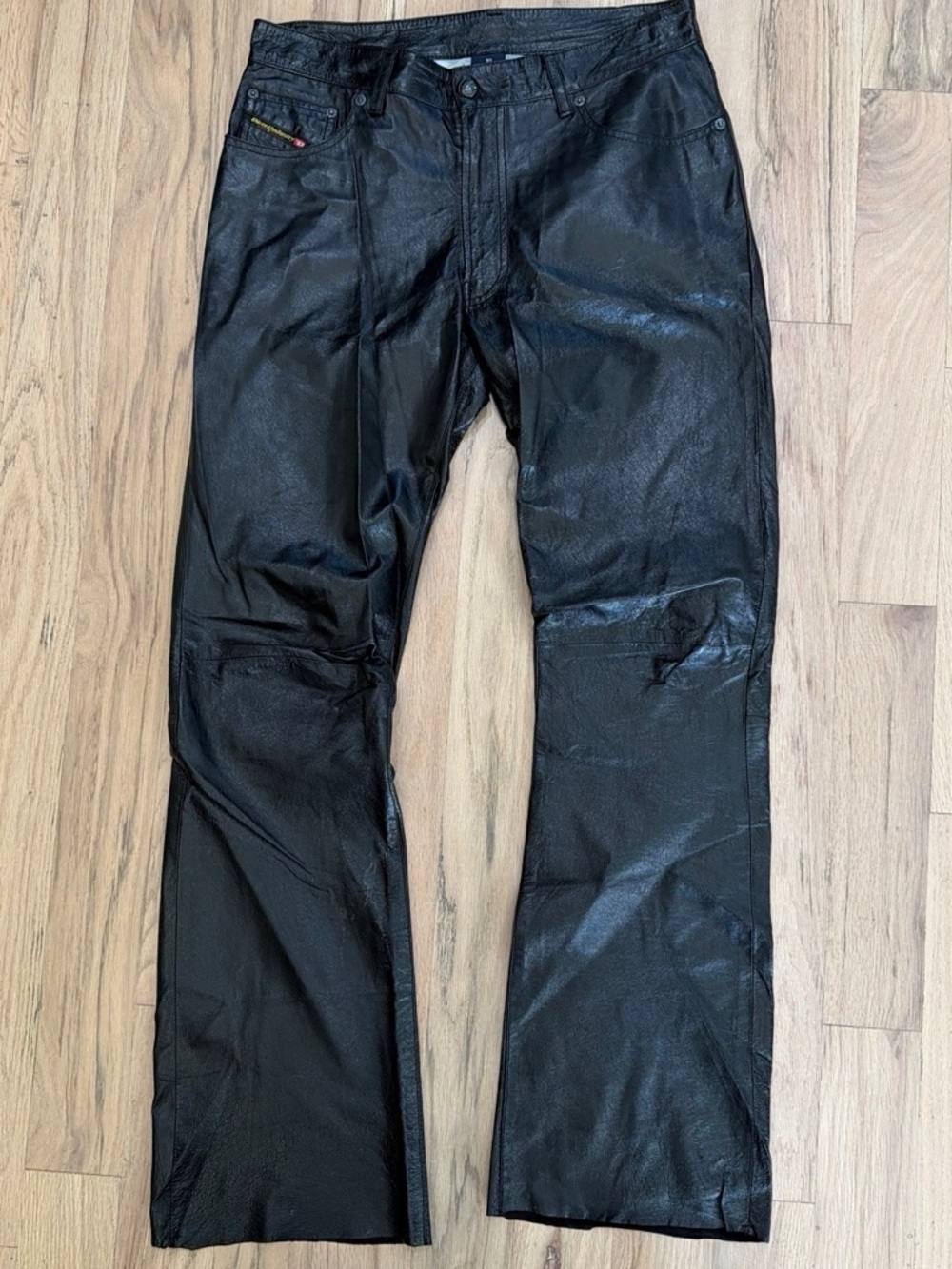 Vintage Diesel Industry Leather Pants